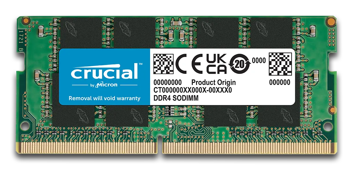 Crcuial 16GB RAM-Modul DDR4 3200 MT/s PC4-3200AA-S SODIMM
