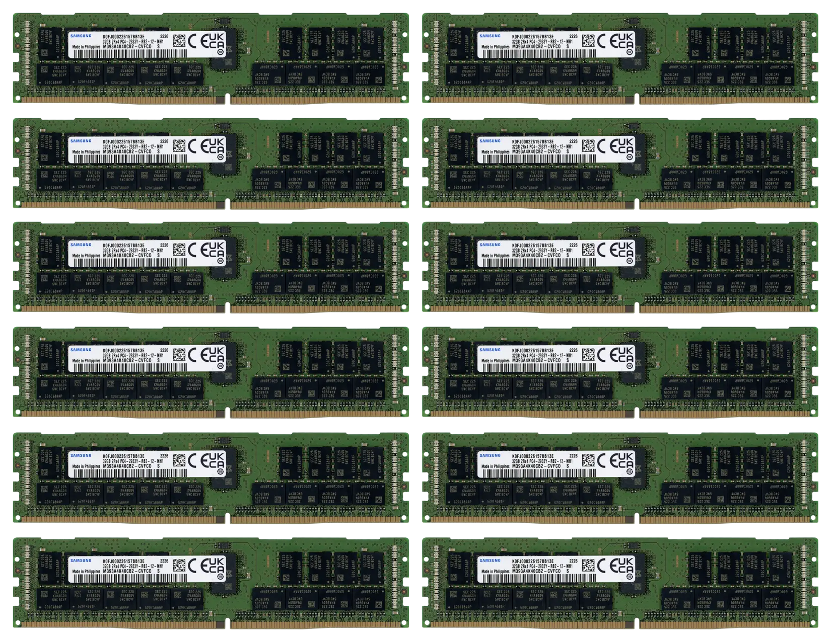 Samsung 32GB RAM-Modul DDR4 2933 MT/s PC4-2933Y-R RDIMM ECC