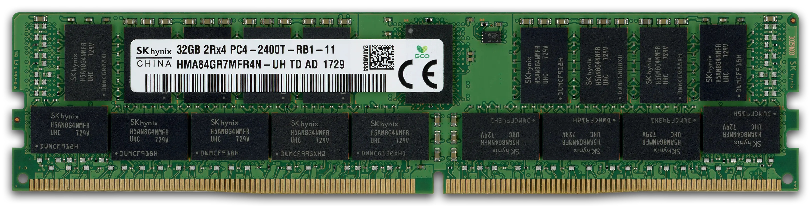 Hynix 32GB RAM-Modul DDR4 2400 MT/s PC4-2400T-R RDIMM ECC, refurbished