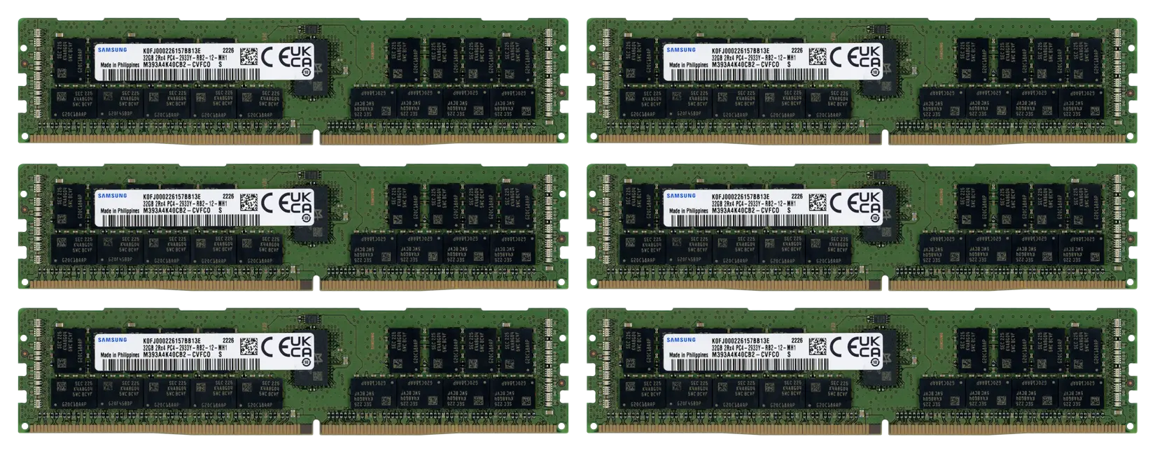 Samsung 32GB RAM-Modul DDR4 2933 MT/s PC4-2933Y-R RDIMM ECC