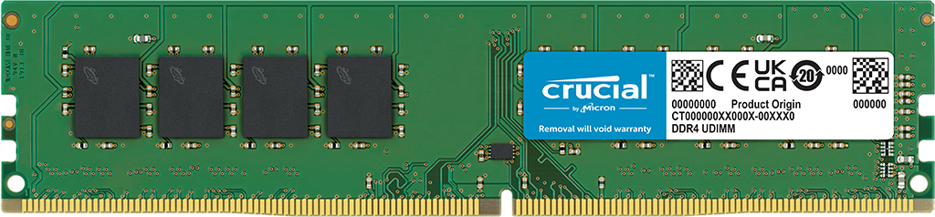 Crucial 16GB RAM-Modul DDR4 2133 MT/s PC4-2133P-U UDIMM